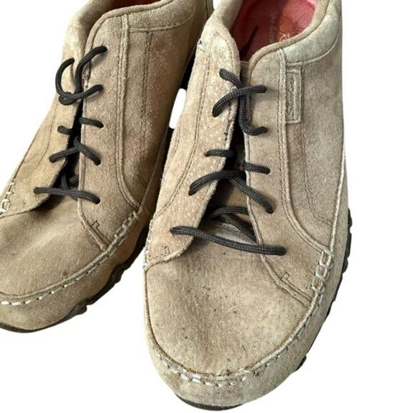 Skechers Shoes Womens 8.5 Relaxed Fit Bikers Curbed Sneakers 49336 Brown Suede - Picture 9 of 11